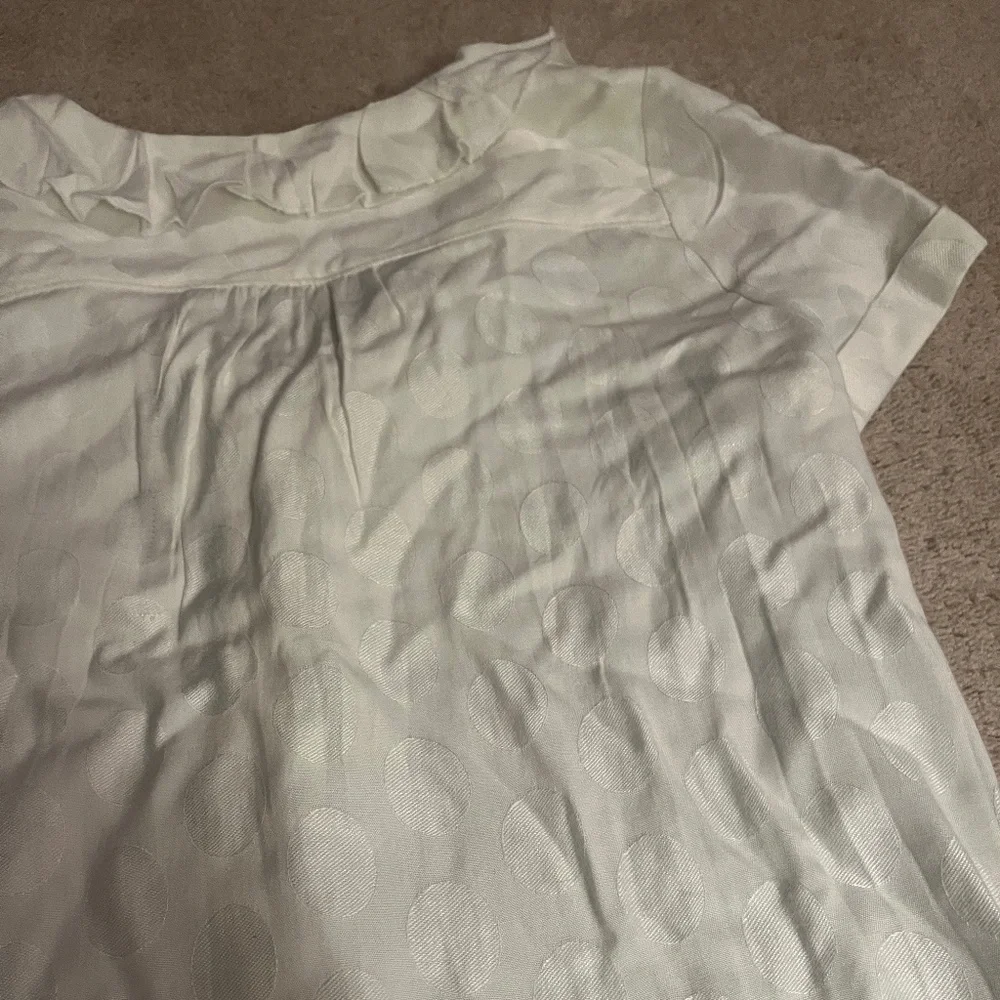 Anthropologie Maeve Jojo Ruffle Button Up Top - Picture 8 of 8